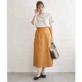 バックル付きラップ風スカート | ikka  | 詳細画像13 