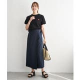 バックル付きラップ風スカート | ikka  | 詳細画像18 