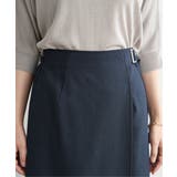 バックル付きラップ風スカート | ikka  | 詳細画像30 