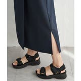 バックル付きラップ風スカート | ikka  | 詳細画像33 