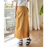 バックル付きラップ風スカート | ikka  | 詳細画像2 