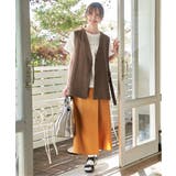 バックル付きラップ風スカート | ikka  | 詳細画像4 