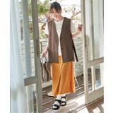 バックル付きラップ風スカート | ikka  | 詳細画像5 