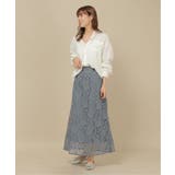 ラッセルレースナロースカート | ikka  | 詳細画像14