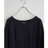 【フォーマル対応】カットジョーゼットウエストタブワンピース | ikka  | 詳細画像21 