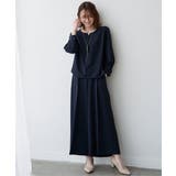 【フォーマル対応/2点セット】GOKU楽 長袖フレアセット | ikka | 詳細画像2