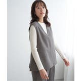 【2点セット】GOKU楽ペプラムジレセット | ikka | 詳細画像8