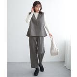 【2点セット】GOKU楽ペプラムジレセット | ikka | 詳細画像10