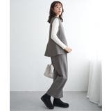 【2点セット】GOKU楽ペプラムジレセット | ikka | 詳細画像11