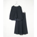 【フォーマル対応／2点セット】GOKU楽 長袖フレアセット | ikka  | 詳細画像39 