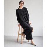 【フォーマル対応／2点セット】GOKU楽 長袖フレアセット | ikka  | 詳細画像5 