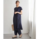 【2点セット】冷感スラブシャツワンピースセット | ikka | 詳細画像2