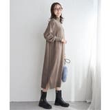 タートルニットスリットワンピース | ikka  | 詳細画像8