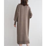 タートルニットスリットワンピース | ikka  | 詳細画像14