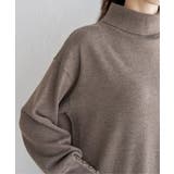 タートルニットスリットワンピース | ikka  | 詳細画像17