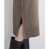 タートルニットスリットワンピース | ikka  | 詳細画像19