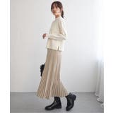 コーヒー | 【2点セット】配色ニットアップ | ikka