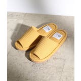 イエロー | YORI 外縫いワッフルスリッパ M | ikka