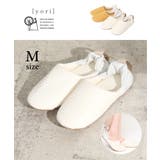 YORI ワッフルかかとリボンバブーシュ M | ikka  | 詳細画像1 