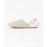 YORI ワッフルかかとリボンバブーシュ L | ikka  | 詳細画像2 