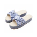 ブルー | Uruvi ウルヴィ 厚底スリッパ | ikka 