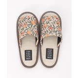 絵画プリントモリスフルーツスリッパ | ikka  | 詳細画像1 