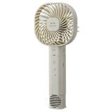 オフホワイト | ポータブルスピーカーライトファン | ikka 