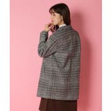 グレンチェックWコート | Candy Beans | 詳細画像8 