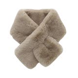 ベージュ | ファー マフラー ファー | CREAM-DOT