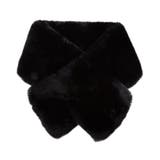 ブラック | ファー マフラー ファー | CREAM-DOT