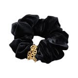 ブラック | シュシュ ベロア ベルベット | CREAM-DOT