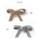 ポニーフック アンゴラニット ヘアフック | CREAM-DOT | 詳細画像4