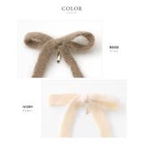 ポニーフック アンゴラニット ヘアフック | CREAM-DOT | 詳細画像4 