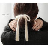 ポニーフック アンゴラニット ヘアフック | CREAM-DOT | 詳細画像8 
