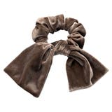 A：モカ | シュシュ リボン ベロア | CREAM-DOT