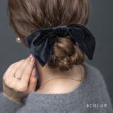 シュシュ リボン ベロア | CREAM-DOT | 詳細画像1 