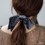 シュシュ リボン ベロア | CREAM-DOT | 詳細画像10 