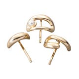 B：ゴールド | 3点セット ポニーフック パール | CREAM-DOT