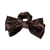 ブラウン | シュシュ リボン ベロア | CREAM-DOT