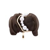 ブラウン | ポニーフック パール メタル | CREAM-DOT