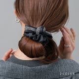 シュシュ リボン サテン調 | CREAM-DOT | 詳細画像1 