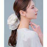 シュシュ レース スカラップ | CREAM-DOT | 詳細画像9 