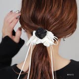 シュシュ ヘアゴム ローズ | CREAM-DOT | 詳細画像7 