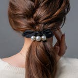 ヘアゴム パール リボン | CREAM-DOT | 詳細画像1 