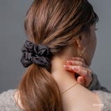 シュシュ ヘアゴム ジャガード風 | CREAM-DOT | 詳細画像8 