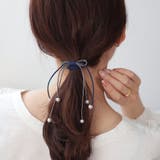 ヘアゴム パール リボン | CREAM-DOT | 詳細画像7 