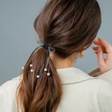 ヘアゴム パール リボン | CREAM-DOT | 詳細画像9 