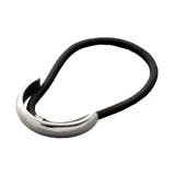 シルバー | ヘアゴム カーブ メタル | CREAM-DOT