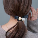 ヘアゴム パール リボン | CREAM-DOT | 詳細画像1