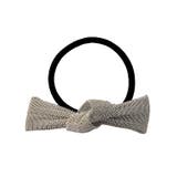 シルバー | ヘアゴム リボン メッシュ | CREAM-DOT